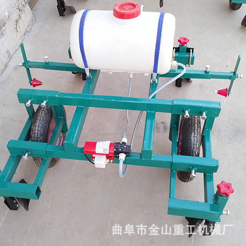 中型喷药地膜覆盖机花生施肥覆膜机新品大蒜地膜覆盖机