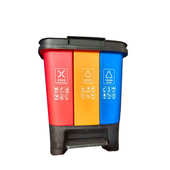 家用垃圾桶30l40l垃圾桶脚踏脚踏60l类三分垃圾桶三合一分类商用