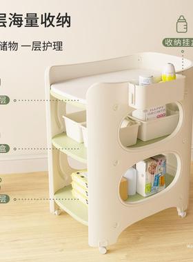 比树尿布台婴儿护台多理功能按摩抚触台65386移动新生哈可儿换尿