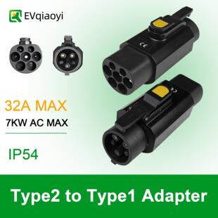 Type2toType1ChargingPileAdapter32A7KW220VEVCharger