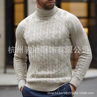 sweater High men knitted neck