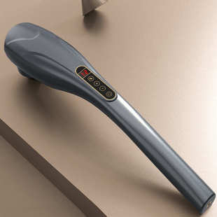 批发充电海豚按摩器棒肩颈部腰部电动敲打锤多功能振动全身手持式