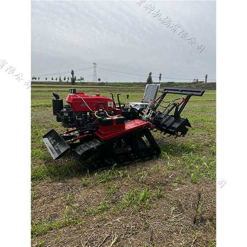 Crawler farm management machine农用小型履带开沟机多用旋耕机