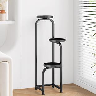 阳置物架户外庭层院多肉铁艺花盆托地架 花架台花架H923子客厅落式