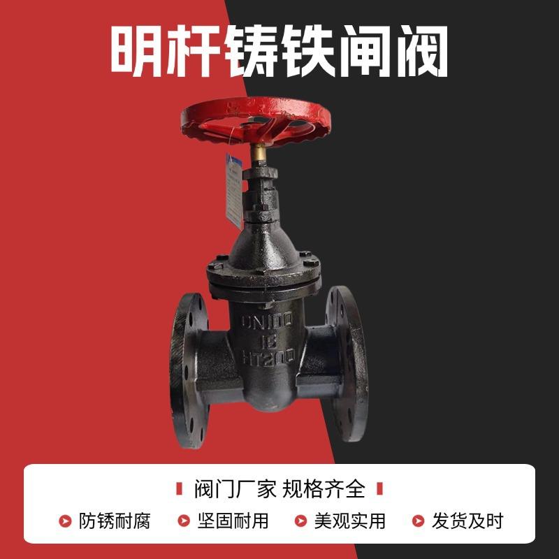 暗杆闸阀铸铁阀门防护闸阀手动铜芯闸阀成都阀门厂家供货排污阀门