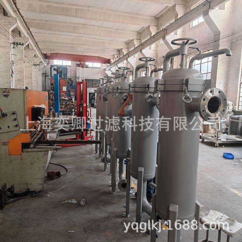 不锈钢喷塑精密芯式过滤器 滤芯过滤内抛光 可哑光抛丸 旋转摇臂