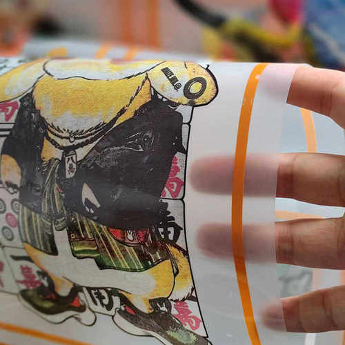 白墨烫画打印膜冷热撕服饰圣诞图案数码印花热转印烫画膜定做