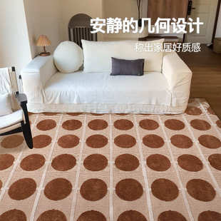 中古地毯法式 新款 复古客厅茶几毯垫柔软卧室床边高级轻奢毯子批发