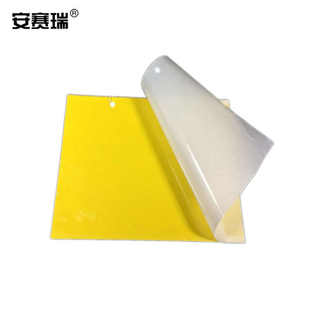 安赛瑞粘虫板20张粘虫板茶叶诱虫板双面粘胶诱虫黄板粘虫板室