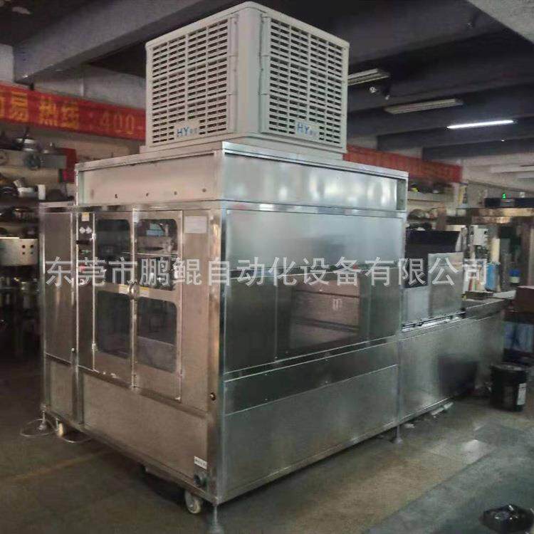 东莞厂家直供薄膜自动喷胶设备透明膜喷烤一体全自动喷胶机定制