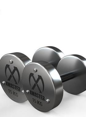 高档XMASTER防哑铃电镀哑铃纯钢组锈哑铃男士身家用杠铃多功能健