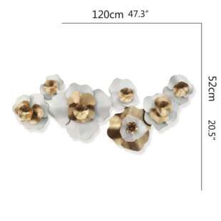 现代轻金属壁饰挂件XJH厅客创意艺术何墙饰挂饰欧式卧奢室墙面装