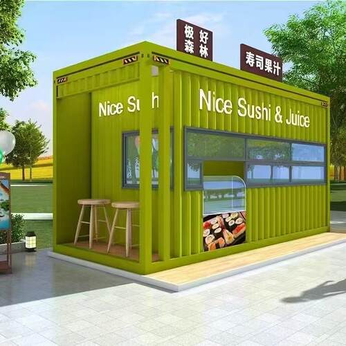 定制网红商铺景区奶茶店咖啡屋太空舱民宿小吃售货亭集装箱移动房