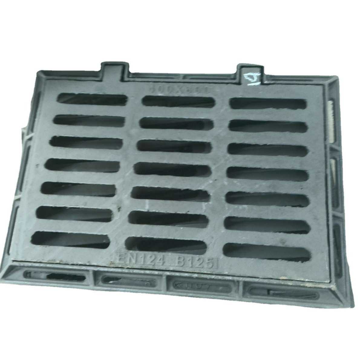 球墨铸铁雨水篦子建筑工地排水板球墨井盖格栅雨水篦地沟盖板