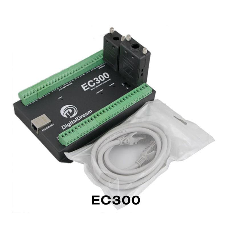 运动控制器以太网6轴 mach3雕刻机控制器数控机床控制EC300