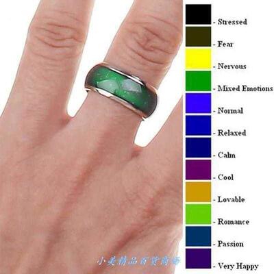fine jewelry mood ring color change emotion feeling mood rin