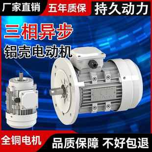 2.2 三相异步电动机380v铜线铝壳电机0.37 1.5 1.1 3KW变频 0.75