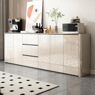 轻型豪华餐具柜壁挂式综合厨房侧柜落地式餐具柜家用茶柜