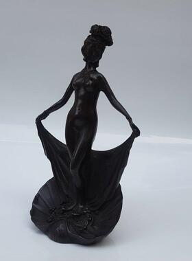 应 铜器工艺品 贵妃出浴像摆件 金属工艺品