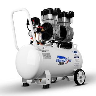 便携空压机无音2油低上海3540小空型气压缩机气泵家用喷漆20v
