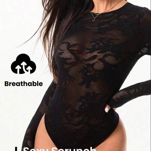 Shapewear Bodysuits for Women Athletic Fitness Workout Lace