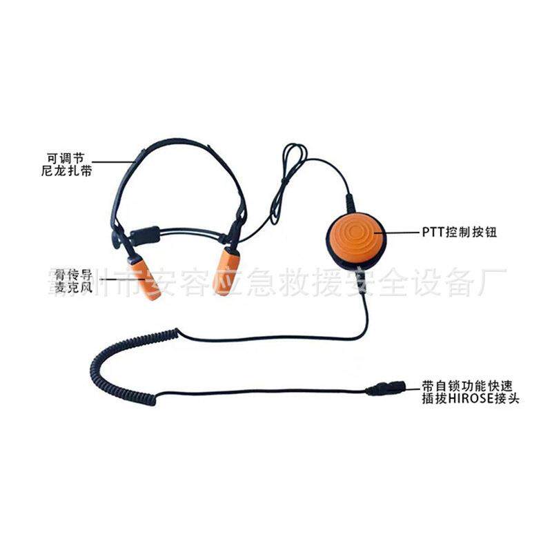 多功能骨传导通信装置骨振动传导语音接收器后挂式无线耳麦