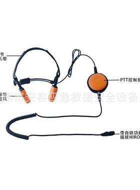 多功能骨传导通信装置骨振动传导语音接收器后挂式无线耳麦