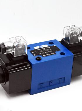 单双头电磁阀4WE10G10E10H10J10T10R10F三位四通油压控制阀