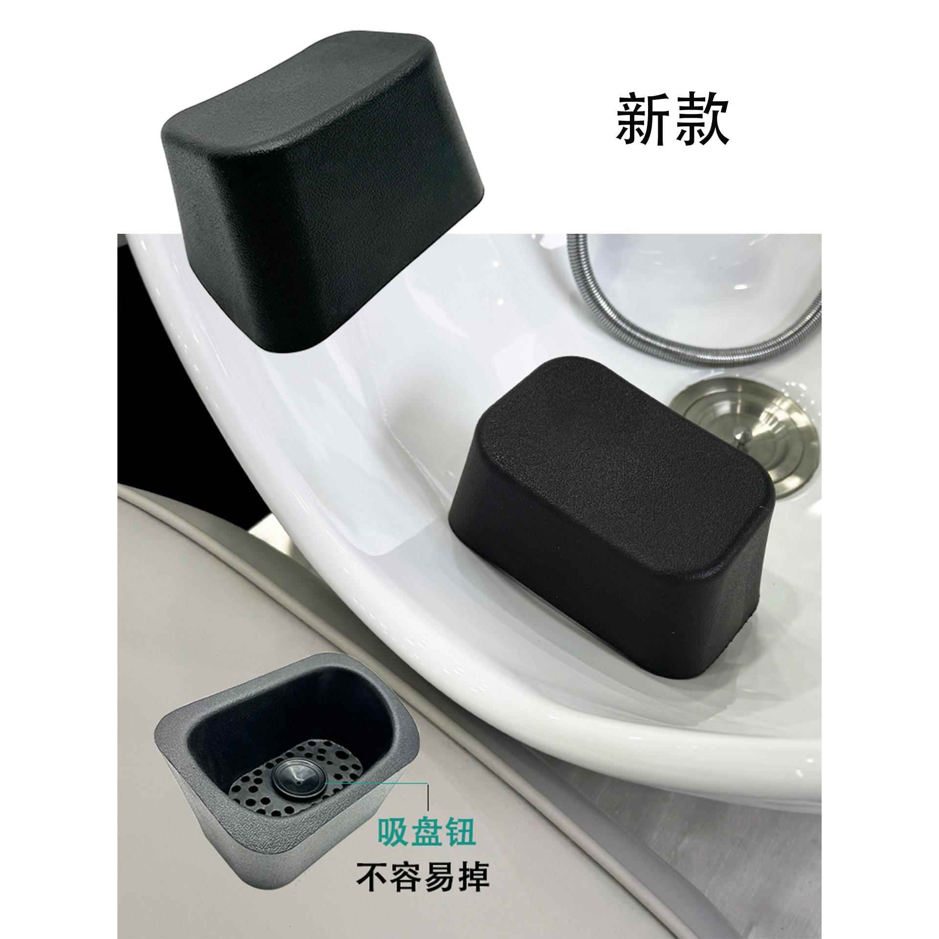 发廊洗头床枕头垫橡胶理发店冲水床头枕防水耐用洗头枕泰式平枕