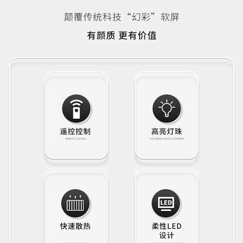 跨境新款 恶魔眼LED柔性屏汽车内饰灯卡车车窗装饰灯个性化通用