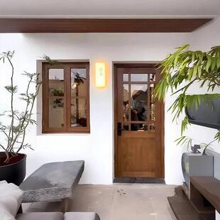 上下折叠窗推拉门窗定制实木玻璃外翻门窗厨房门提拉窗法式门联窗