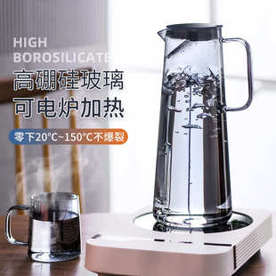 JEKO冷水壶凉水壶套装 家用玻璃壶果汁玻璃杯套装 大容量扎壶茶壶装