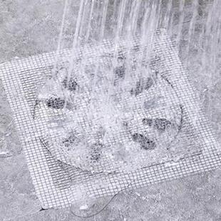 One-time use self-adhesive grid drain stickers for preventin