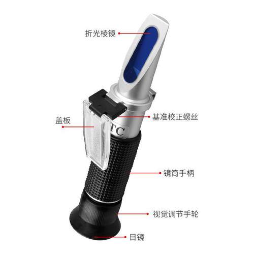 醇玻606璃水冰点测仪木醇防冻液玻璃甲水检量仪高精度折光测仪