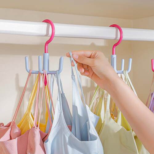 Dopamine 5-Prong Rotatable Wall-Mounted Storage Rack, No-Dri