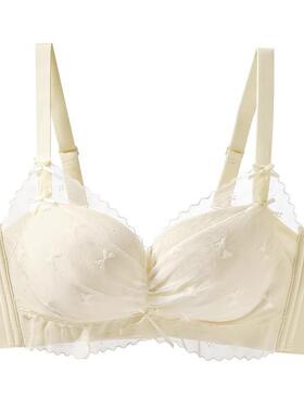CXS12566 内衣女士小胸聚拢显大调整型无钢圈收副乳防下垂薄款品