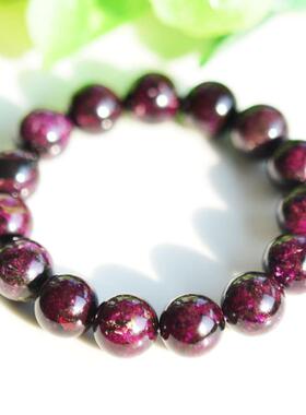 天然老料油润浓郁老桃红舒俱来手链13.5MM大颗粒复古男女款