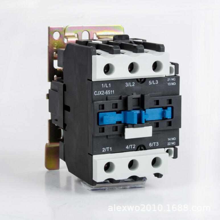 110v交流- 380v220vcjx2厂家三相触点银6511接触器 36v加厚 单相