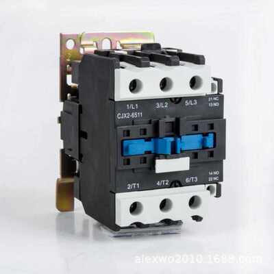 110v交流- 380v220vcjx2厂家三相触点银6511接触器 36v加厚 单相