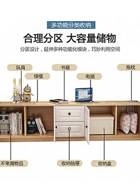 飘窗72425台柜地柜可坐收纳储柜物阳家用置物柜落式地矮柜可窗台