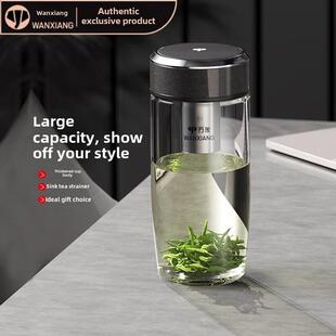 万象商务单层玻璃鹅蛋杯大肚杯男女车茶杯水杯U269 U270