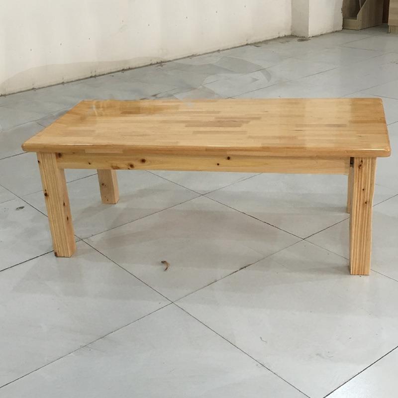 出房家租具客茶几长厅方长形041原木色单层茶几柏木茶几小户型木