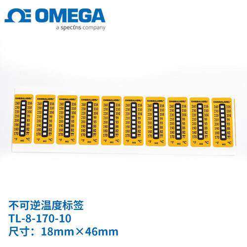 TL-E-410-50 TL-4-170-30 RLC-80-50/150-10奥米佳温度标签测温纸