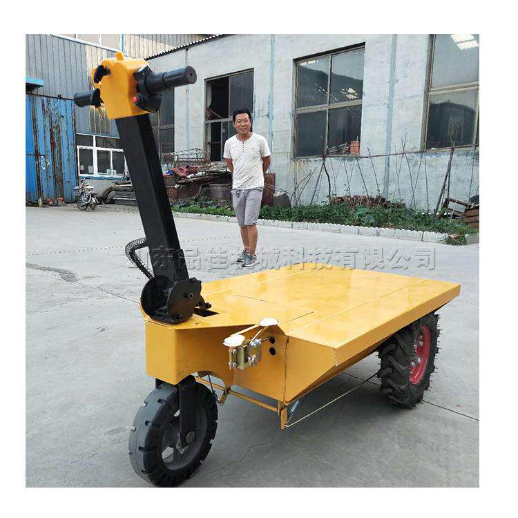 电动三轮平板手推车 建筑工地水泥土方运输车 生活垃圾三轮搬运车