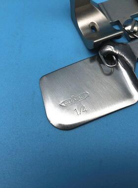 进口鹰牌全钢F502折边拉筒折边机工业缝纫机平车压脚弯边机