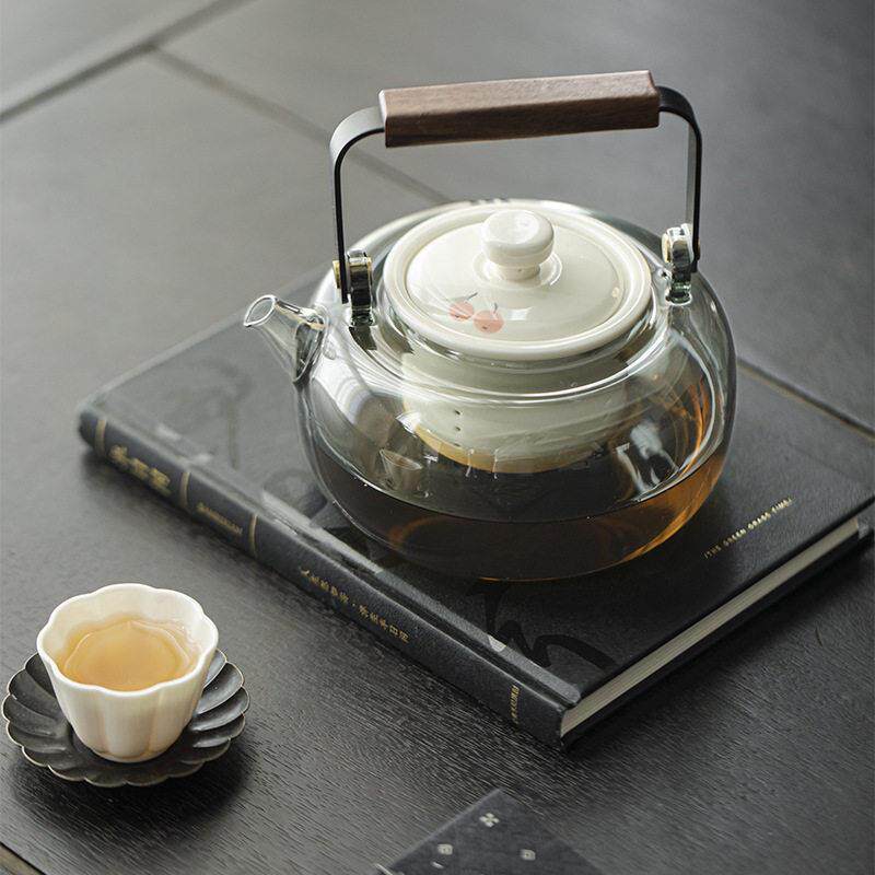玻璃茶壶耐温泡茶壶电陶炉明火带内胆煮茶壶烧水壶温茶炉