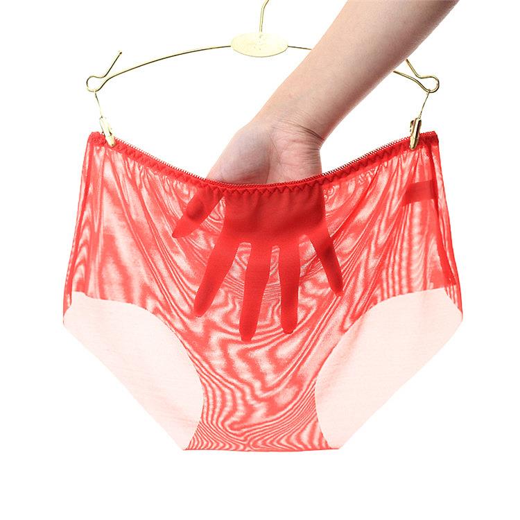Fully transparent lace large size womens underwear sexy