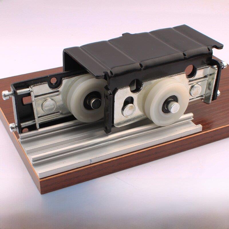 重型悬挂式大型衣柜推拉门轮推拉门加厚铝合金推拉门轻质缓冲滑轮