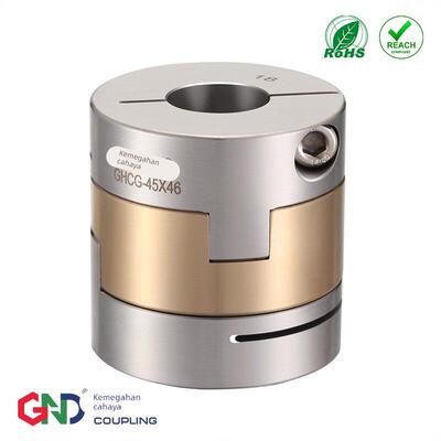 DBV01不锈钢十字滑块型大扭矩键槽GHCG联轴器步进精密电机连轴器