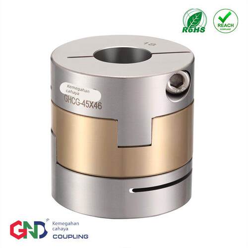 DBV01不锈钢十字滑块型大扭矩键槽GHCG联轴器步进精密电机连轴器
